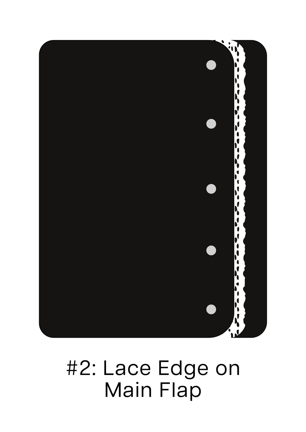 Add On: Main Lace Edge with rivets