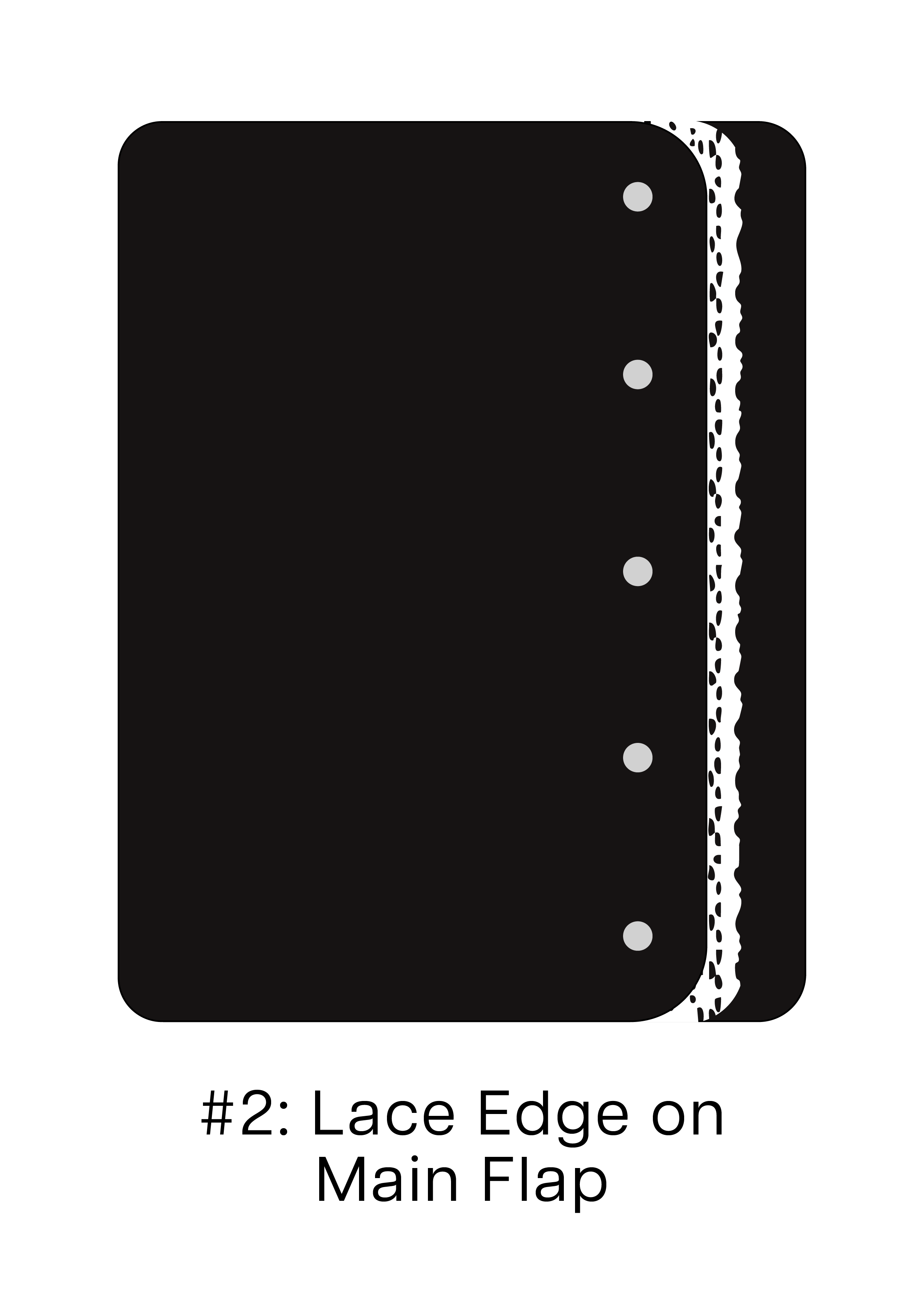 Add On: Main Lace Edge with rivets