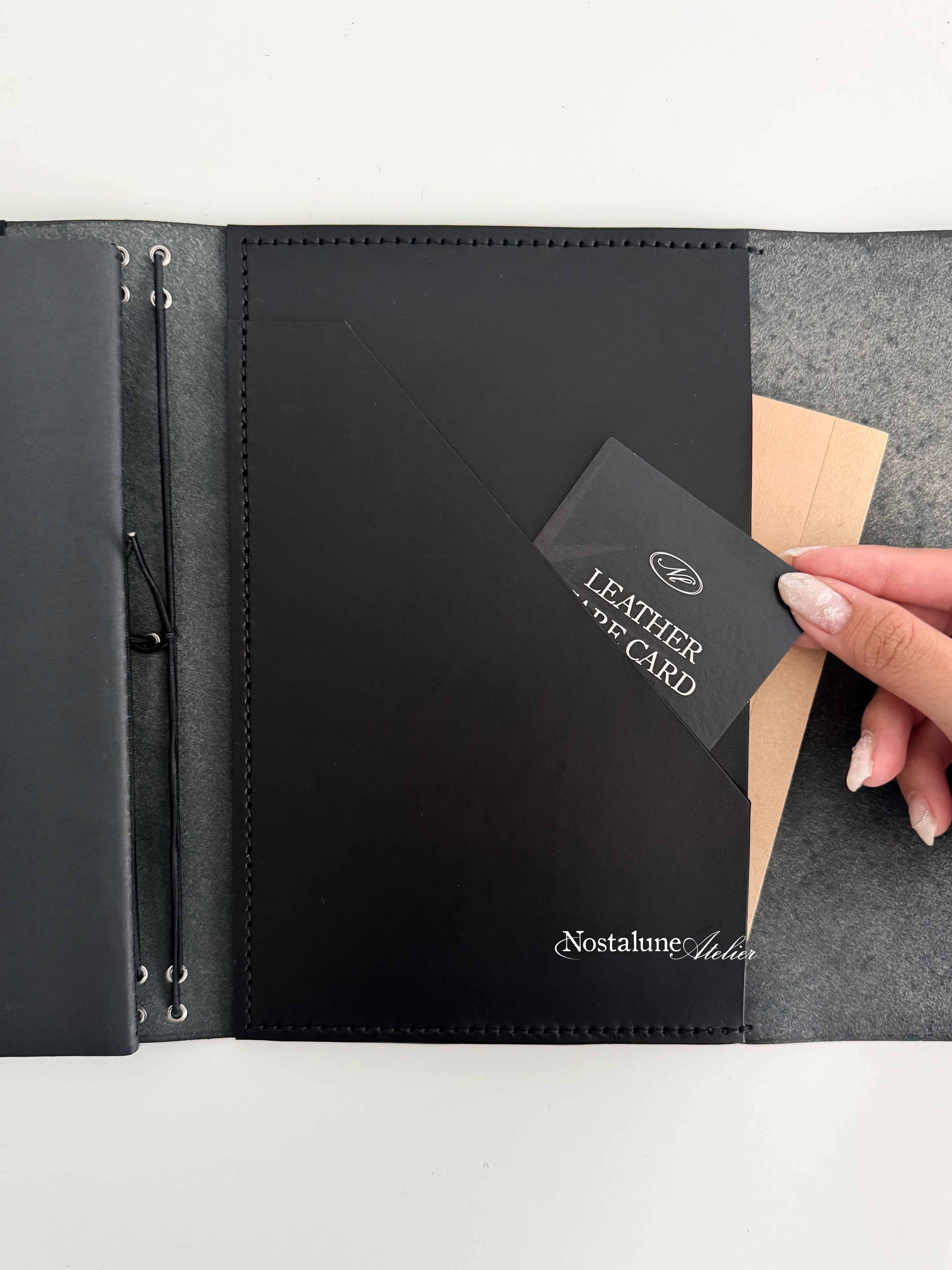 A5 SIZE - Midnight (with Pockets)