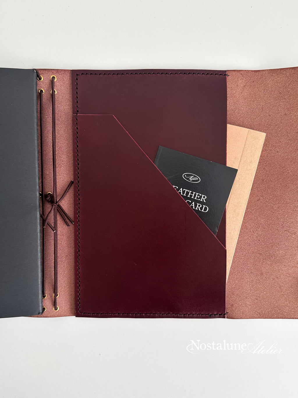 A5 SIZE - Bordeaux (with Pockets)