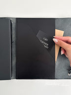 A5 SIZE - Noir (with Pockets)