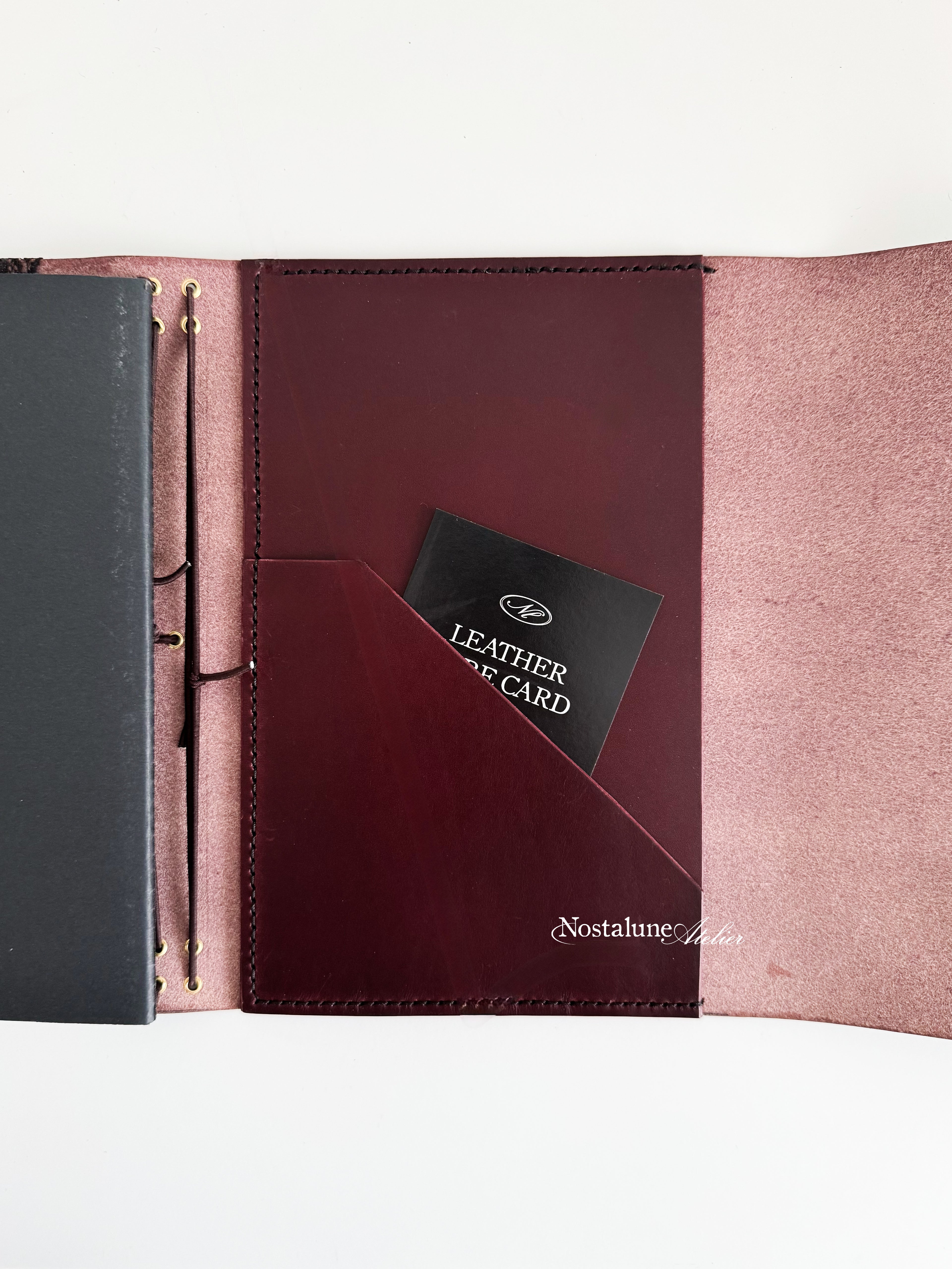 A5 SIZE - Bordeaux (with Pockets)