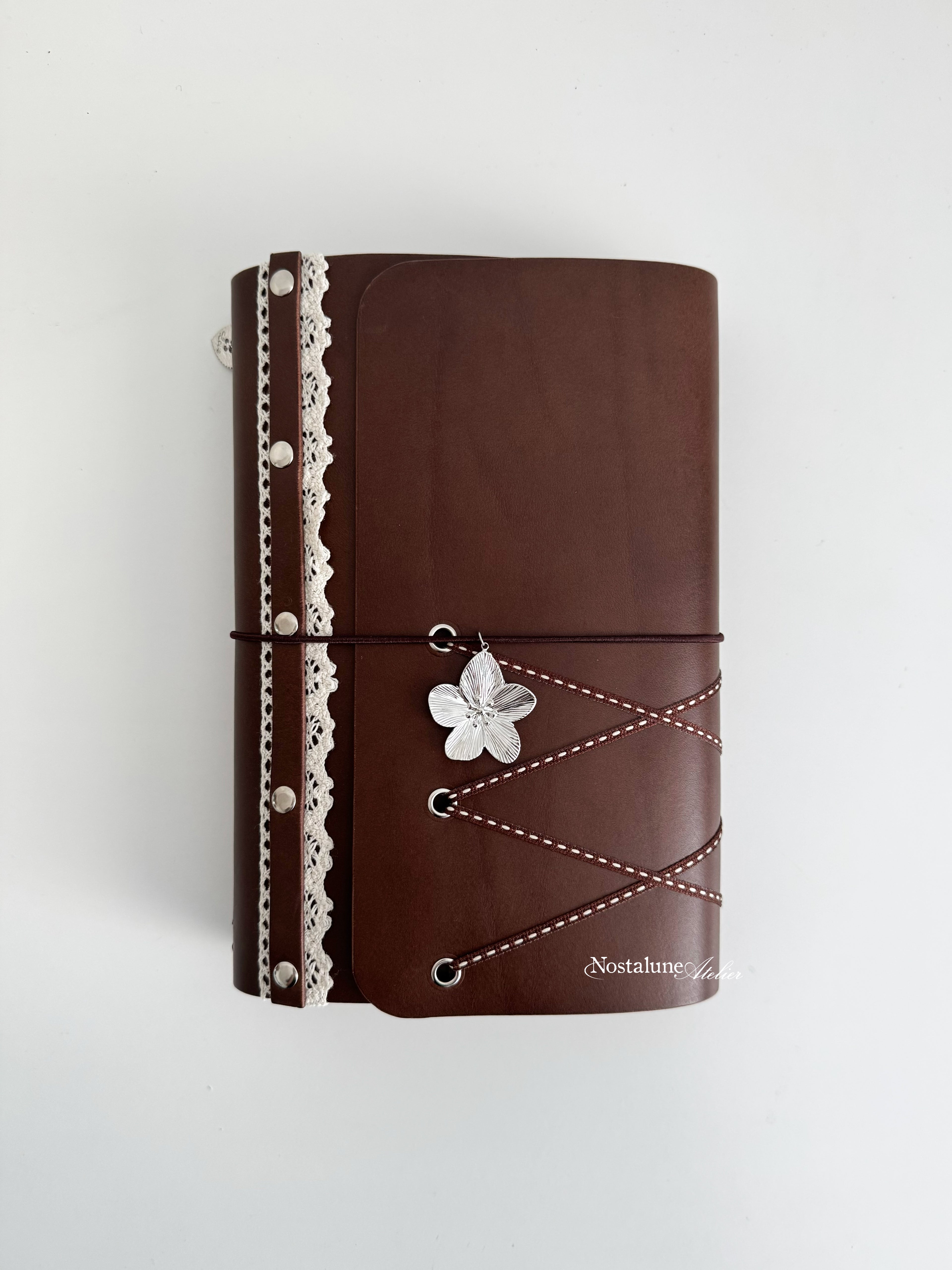 A5 SIZE - Chestnut (with natural scars)