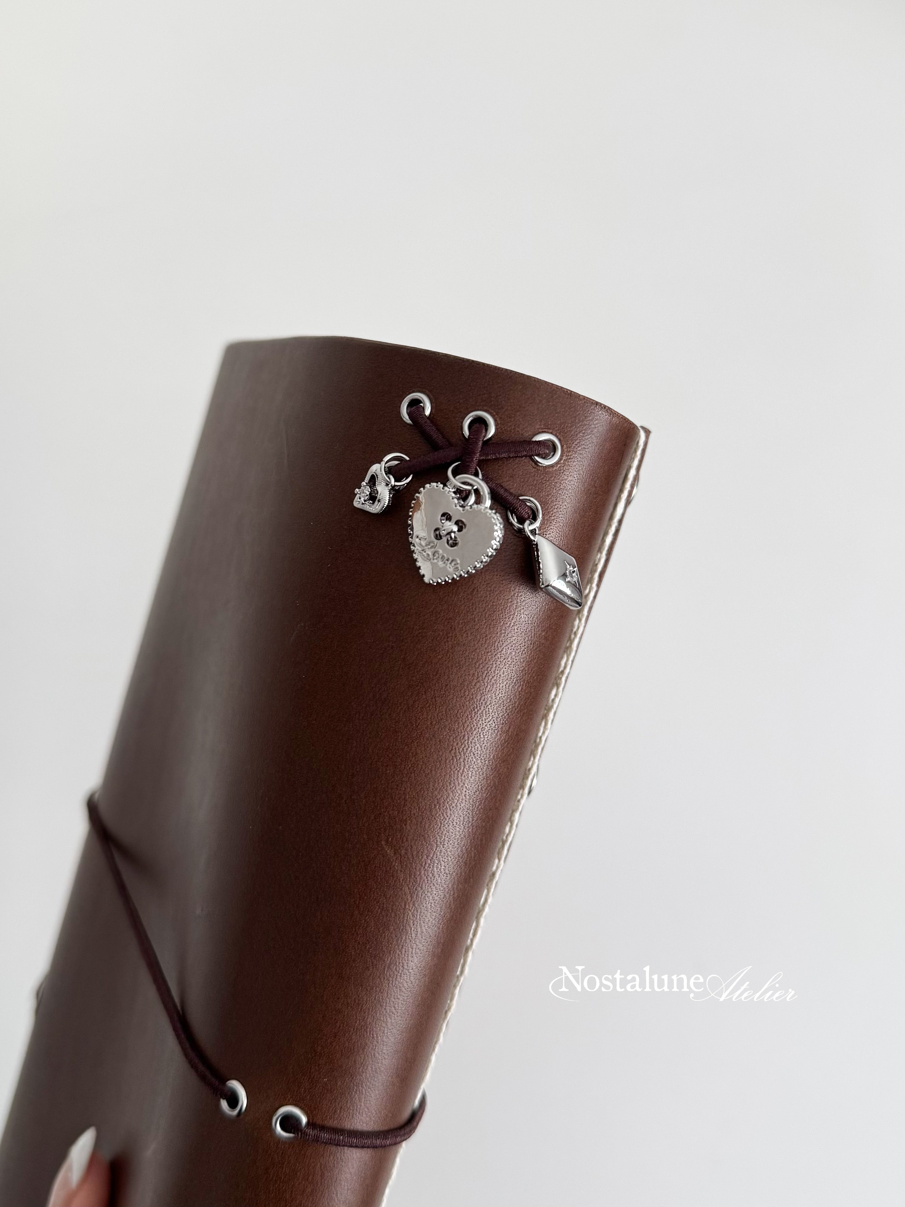 A5 SIZE - Chestnut (with natural scars)