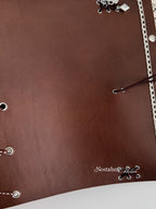 A5 SIZE - Chestnut (with natural scars)