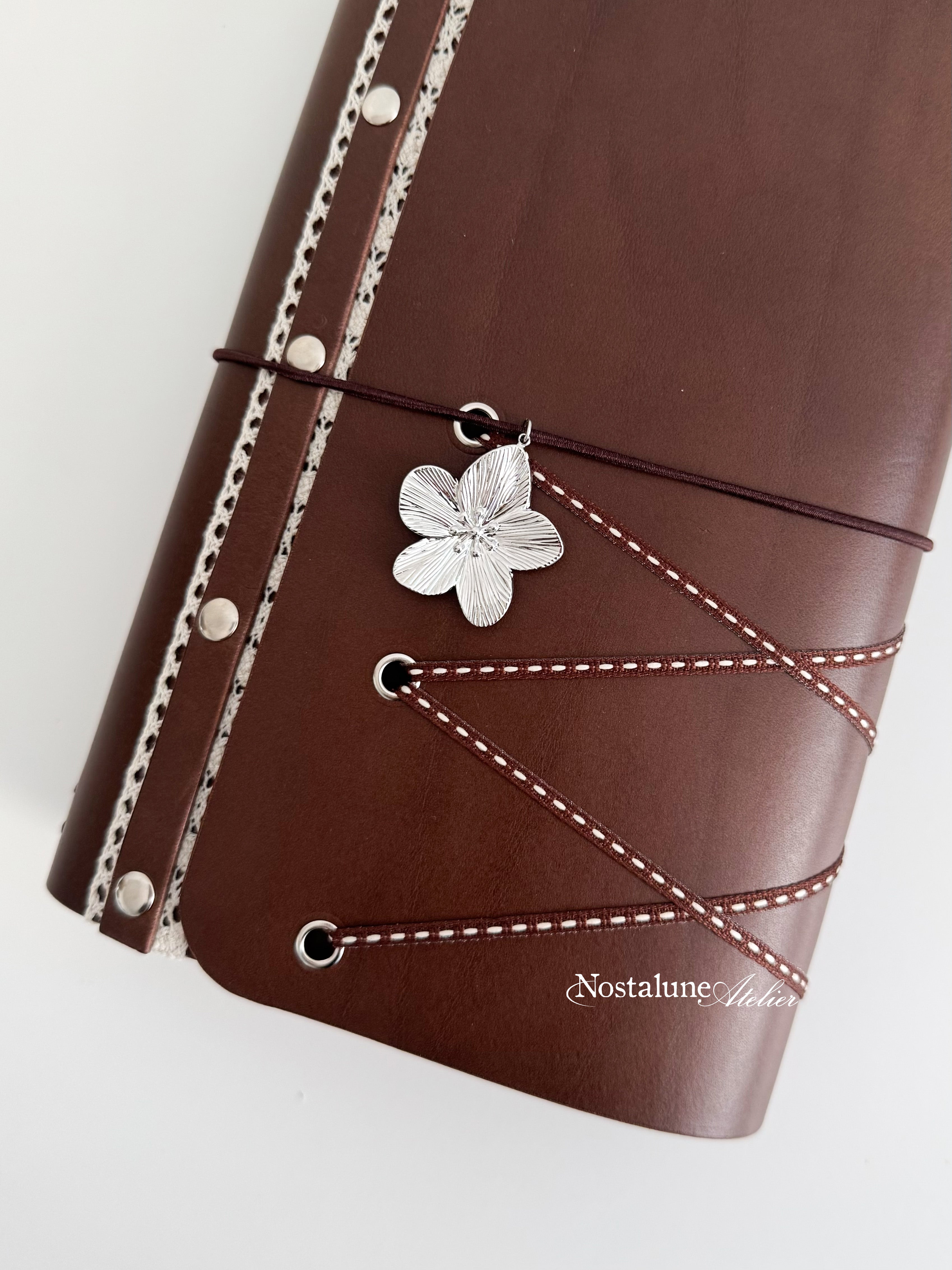 A5 SIZE - Chestnut (with natural scars)