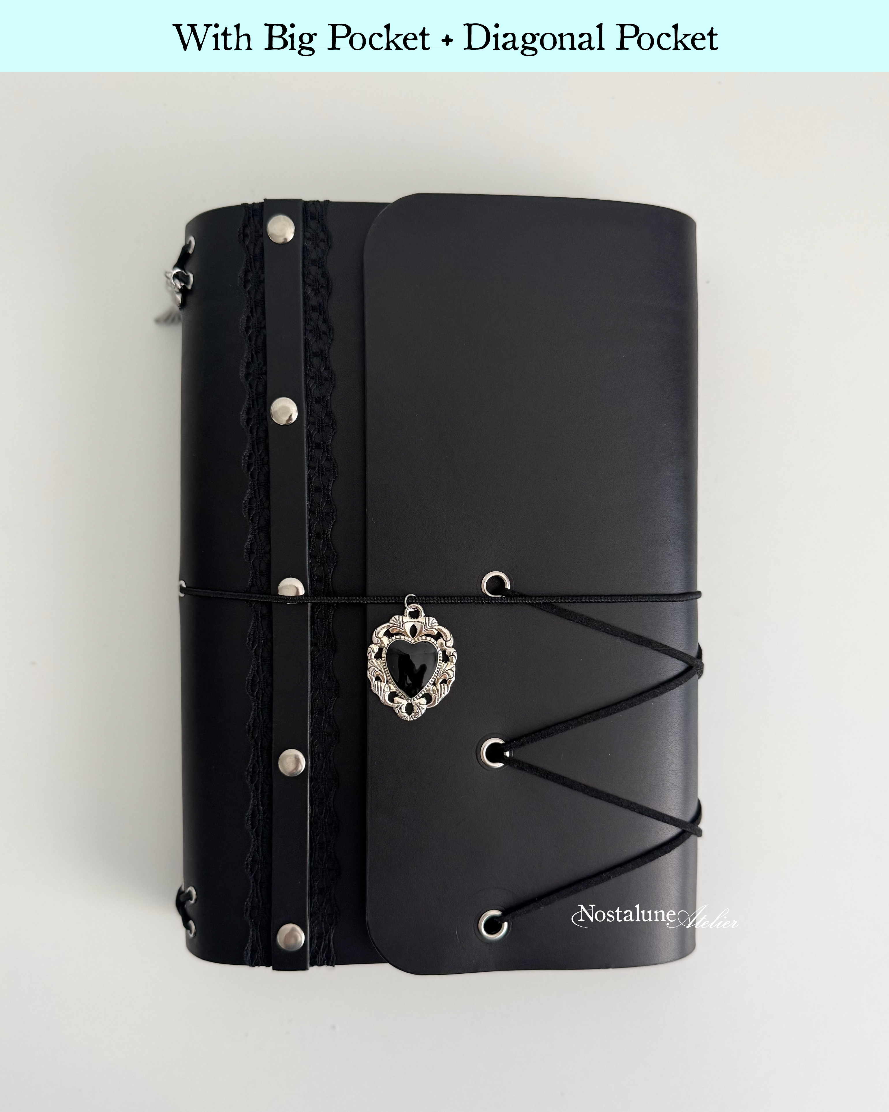 A5 SIZE - Midnight (with Pockets)