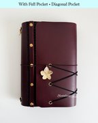 A5 SIZE - Bordeaux (with Pockets)