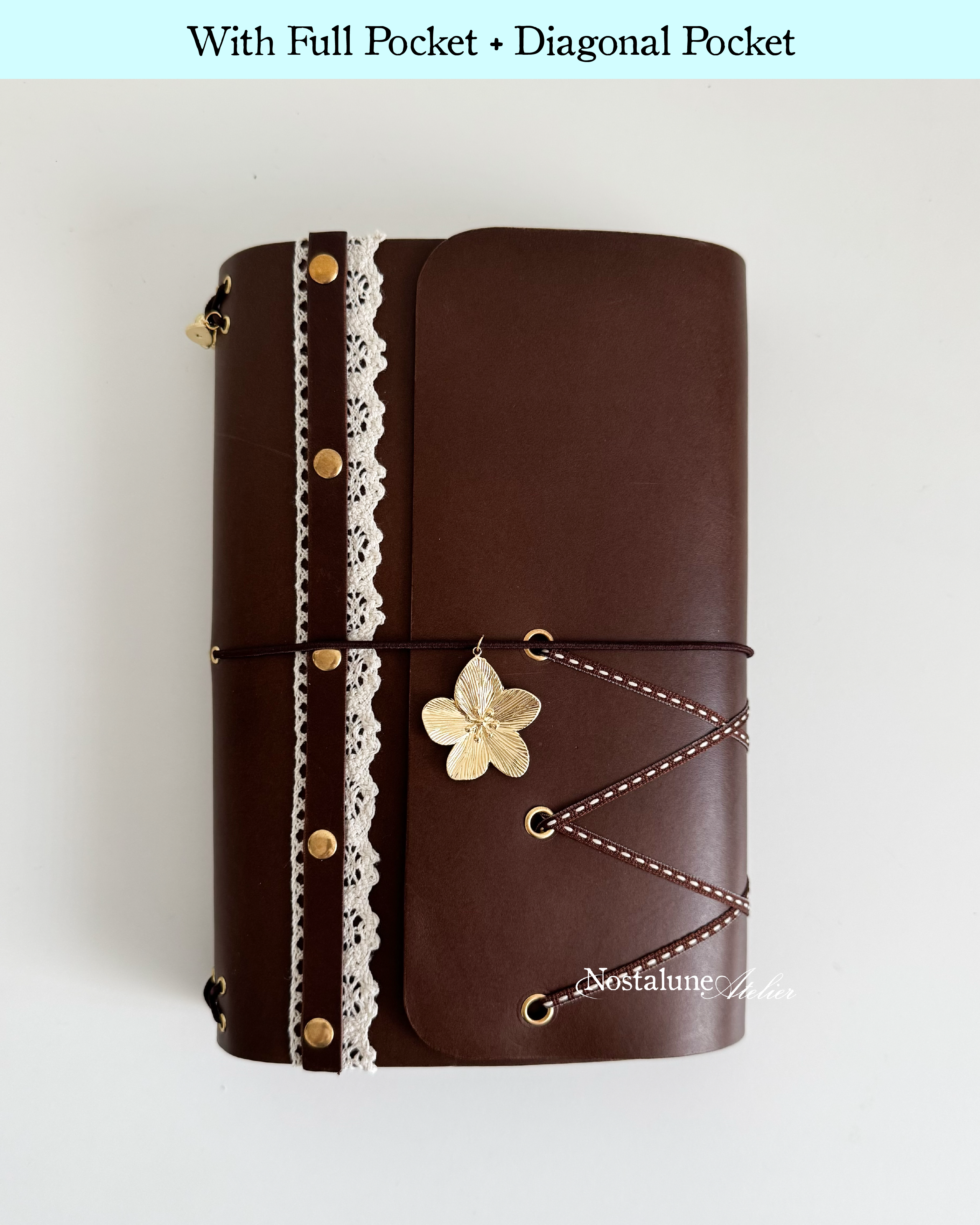 A5 SIZE - Caramel (with Pockets)