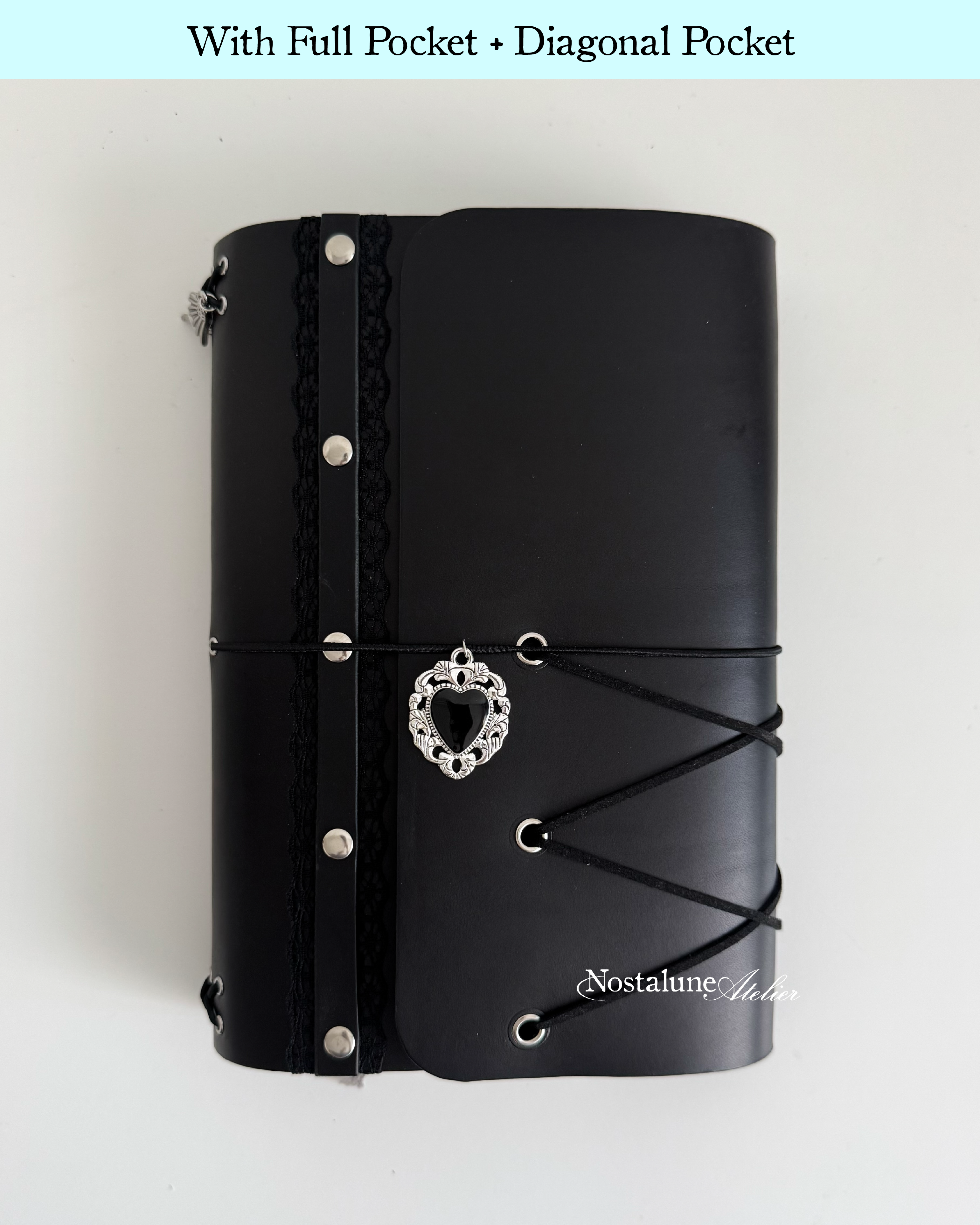 A5 SIZE - Midnight (with Pockets)