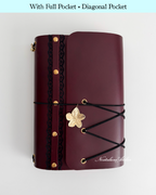 A5 SIZE - Bordeaux (with Pockets)