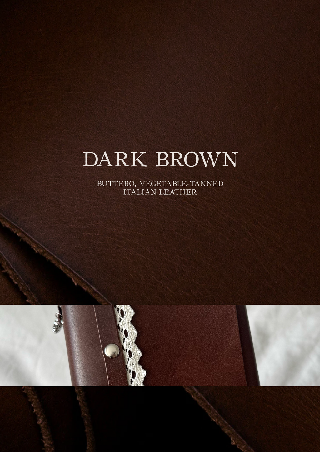Heart Shape Leather Tag
