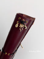 A5 SIZE - Bordeaux (with Pockets)